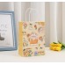  Bolsas de regalo creativa, bolsa de mano de papel kraft  de diferentres diseño animados por Mayoreo 379-1