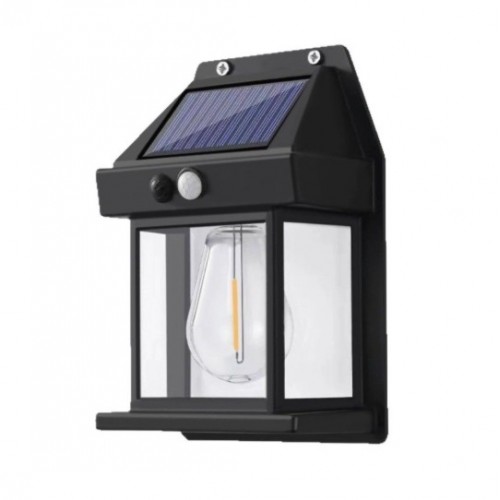 Lámpara de pared con carga solar de alta potencia para exteriores impermeables para terraza y jardín por mayoreo 60601