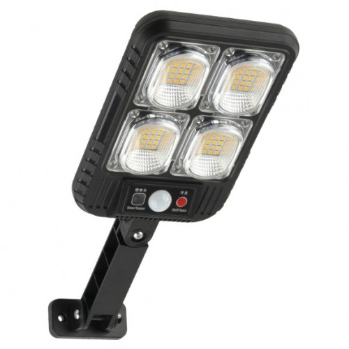 Lámpara solar de pared pequeña impermeable para exteriores con detección de movimiento incluye  tornillos y  control, por mayoreo 60611
