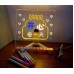 Tablero de dibujo luminoso pintado a mano, borrable, acrílico transparente para niños con pincel de soporte,  Mayoreo 60694