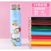 Juego de Lápices de colores de 24 pzs, lápices de colores de arte de pintura profesional para colorear y pintar por mayoreo 6124