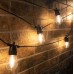 Guirnalda de luces decorativas estilo vintage de 20 metros de largo con 30 focos, Cuenta con cable resistente y portalámparas sellados para uso interior y exterior. Por Mayoreo 6529-8