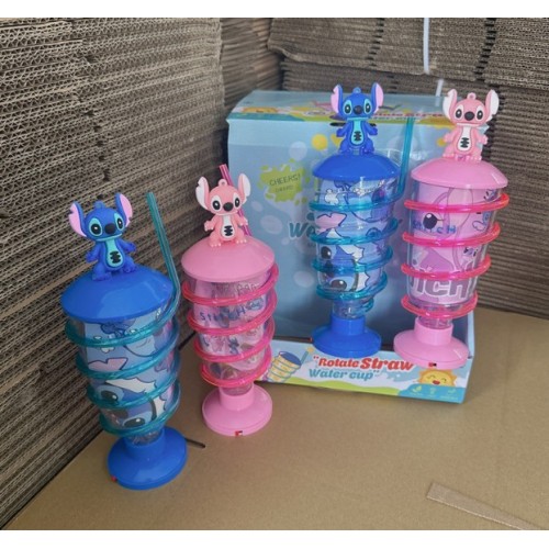 Taza de paja con forma de diseños animados bonito regalo para los niños regalo práctico y parpadeante, Por Mayoreo 8012