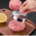 Mini prensa o molde Profesional para Hamburguesas – Burger Press Metálico con Mango de Madera- 80142