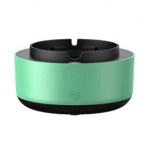 Cenicero purificador de aire 360° con filtro y aromatizante – Elimina el humo y refresca el ambiente, recargable y moderno para hogar u oficina Por Mayoreo 81218