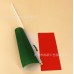 Bandera mexicana  ondeada a mano de 14x21cm  por Mayoreo 81414