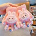 Guantes Labubu con dedos y diseño kawaii. Paquete de 12 pares, suaves y térmicos. ideales para clima frío, uso diario o como regalo. Por Mayoreo 81469