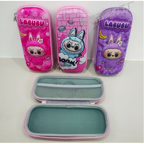 Estuches para lápices escolares rígidos Labubu 3D – Modelos surtidos con cierre – Gran capacidad para accesorios – Diseño divertido- Por Mayoreo 883559