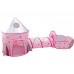 Set de Tiendas Infantiles Tipo Castillo con Túnel y Piscina de Pelotas – Carpa de Juegos Plegable para Niños y Niñas- Por Mayoreo  883909