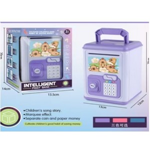 Alcancía Inteligente Electrónica con Código y Luz LED – Caja Fuerte Infantil para Ahorro de Monedas y Billetes- Por Mayoreo 883926