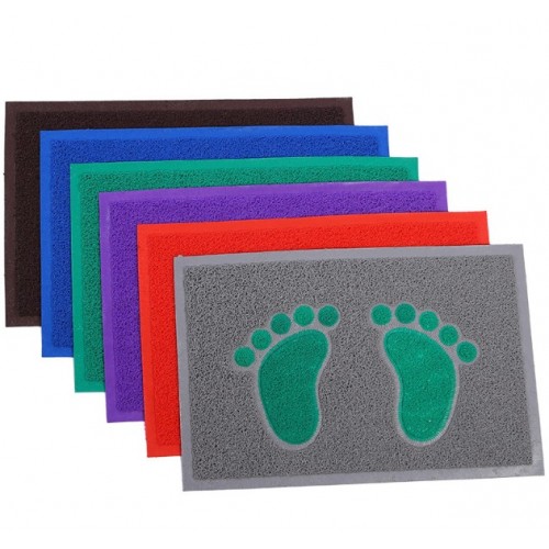 Tapetes de piso con combinación de alfombras PVC de eliminación de polvo con bucles de 38x58cm,  por mayoreo 92497