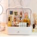Caja de almacenamiento multifuncional de cosméticos ligera de lujo, a prueba de polvo, de gran capacidad, tocador de escritorio 30*20*33cm Por Mayoreo C2-107
