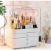 Organizador de Cosméticos  portátil con Tapa Transparente de gran capacidad version Coreana por Mayoreo C2-108