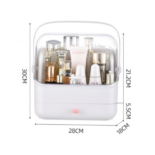 Caja de tocador de maquillaje transparente multifuncional, caja de almacenamiento portátil Por Mayoreo C2-110