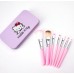 Set de brochas de 7 pinceles de maquillaje con estuche de diseños animados Por Mayoreo  C4-001