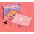 Set de Accesorios para Niñas con estuche tipo joyero  Unicornio Kawaii Y bolsa de Regalo de alta gama Por Mayoreo C4-016