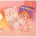 Set de Accesorios para Niñas con estuche tipo joyero  Unicornio Kawaii Y bolsa de Regalo de alta gama Por Mayoreo C4-016