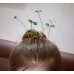 Clips decorativos en forma de brote de planta – Diseño creativo tipo hoja – Estilo natural para documentos o papelería  pinza para flequillo o cabello. Por Mayoreo C4-055
