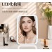Espejo de tocador con luz LED táctil – Diseño portátil con soporte – Ideal para maquillaje espejo de escritorio  16.5*4*23.5cm Por Mayoreo C4-129