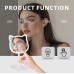 Espejo de maquillaje con diseño de orejas y base estable. Perfecto para tocador, dormitorio o como regalo y práctico para amantes del maquillaje. Por Mayoreo CY085