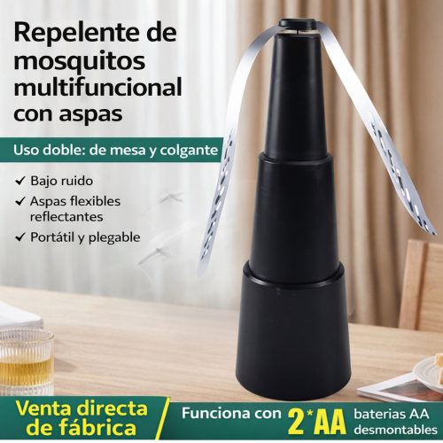 Ventilador Repelente de Mosquitos Portátil con Aspas Suaves, Silencioso y Recargable para Mesa, Por Mayoreo 34142-139