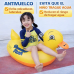 Flotador Inflable Infantil Tipo Pato Antivuelco Salvavidas – Seguro y Estable para Alberca 80 CM|Por Mayoreo 1502-5