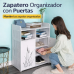 Zapatero Organizador con Puertas de 4 Niveles – Mueble para Almacenamiento de Calzado y Hogar-  Por Mayoreo M9247-7