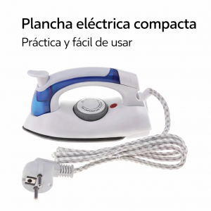 Mini Plancha Eléctrica Compacta para Ropa – Plancha Doméstica Portátil con Control de Temperatura |Por Mayoreo 34142-49