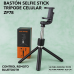 Bastón Selfie Stick Trípode para Celular con Control Remoto Bluetooth- Por Mayoreo ZP78