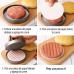 Mini prensa o molde Profesional para Hamburguesas – Burger Press Metálico con Mango de Madera- 80142