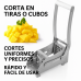 Cortadora de Papas Profesional de Acero Inoxidable – Corta Fácil y Rápido- tipo prensa, Por Mayoreo  80116
