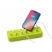 Multicontacto eléctrico con 4 tomas universales y 2 puertos USB, regleta con interruptores individuales de seguridad, Por Mayoreo W-JPC512