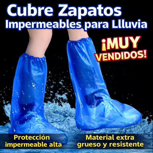 Fundas desechables para zapatos contra la lluvia, fundas impermeables para zapatos, fundas para botas largas para días lluviosos, por Mayoreo 81375