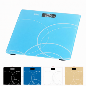 Báscula digital electrónica para baño con pantalla LCD de alta precisión. Diseño delgado 26*26cm - ideal para uso doméstico y comercial14613-11