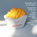 Lámpara Creativa Nocturna en Forma de Papas Fritas, Luz LED Decorativa para Escritorio, Habitación. Por Mayoreo  XTD-1216