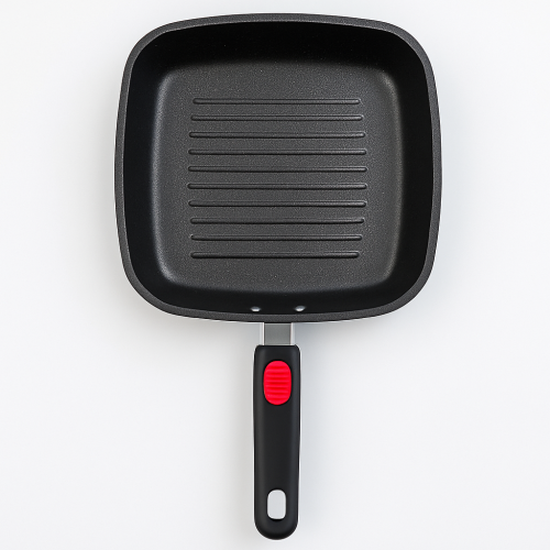 Sartén cuadrado tipo grill con recubrimiento de piedra antiadherente y mango ergonómico, Por Mayoreo WANG-39