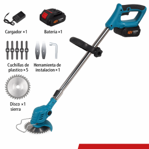 Podadora, Desbrozadora  eléctrica inalámbrica 48V con Accesorios – Recortadora de Césped Multifuncional- Por Mayoreo BH-21311