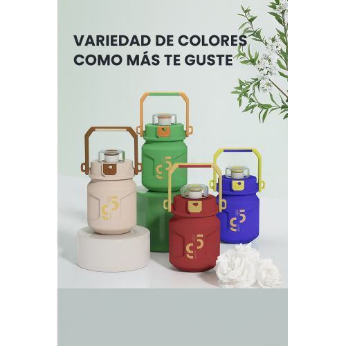 Termo de ACERO, Termo de Acero para Conservar cosas Calientes, Diferentes colores, MAYOREO. 