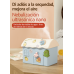 Humidificador de Aire Decorativo con Diseño de Casita Infantil Difusor de Aromaterapia con Luz LED Silencioso Portátil, por Mayoreo  JSQ406