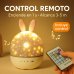 Lampara Proyector Galaxia con Música, Alta Definición, 15 Láminas Intercambiables – Luz Nocturna Decorativa para Navidad, Habitaciones y Regalos.  Por Mayoreo   W-JDJ6726