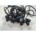 Serie de focos LED estilo vintage con cable resistente, ideal para decoración de terrazas, jardines,restaurantes o eventos al aire libre. De 10metros y de 10 focos  Por Mayoreo D-21823