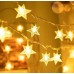 Series de luces LED con estrellas cálidas, ideal para decorar habitaciones, cadena de luces navideños luces de camping, Por Mayoreo D-22082
