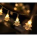 Guirnalda de luces LED con diseño de arbolitos navideños y luz cálida, ideal para decorar espacios en Navidad, fiestas temáticas Por Mayoreo  D-22084