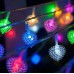 Serie de luces LED multicolor decorativas para interiores y fiestas resistente al agua con celdas solares Por Mayoreo D-22085