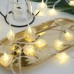 Serie de luces LED cálidas con diseño de corazones en textura tipo burbuja,  ideal para decoración romántica, Decoraciones navideñas Por Mayoreo D-22086