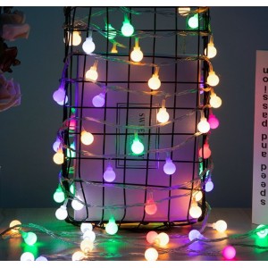 Serie de luces led de bolita multicolor decorativa  para exteriores, decoración de ambiente Por Mayoreo  D-22087