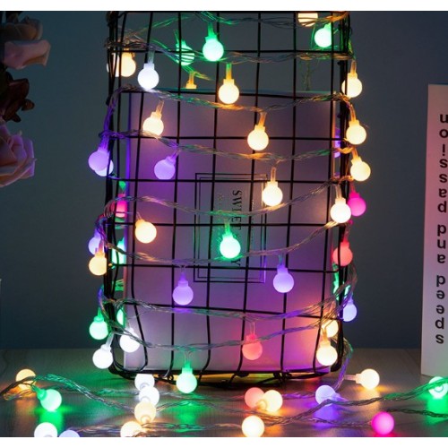 Serie de luces led de bolita multicolor decorativa  para exteriores, decoración de ambiente Por Mayoreo  D-22087