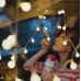 Serie de luces LED cálidas con bolitas tipo globo, perfecta para ambientar habitaciones, vehículos, eventos o fotos creativas. Adornos navideños  Por Mayoreo  D-22088