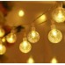 Cadena de luces de ambiente para exteriores camping, bola de burbuja, decoración navideña para jardín. de luz blanca cálida 1.5mts Por Mayoreo D-22090