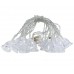 Guirnalda de luces LED cálidas en forma de campanita transparente, perfecta para decorar espacios elegantes, habitaciones, macetas o eventos especiales Por Mayoreo D-22092